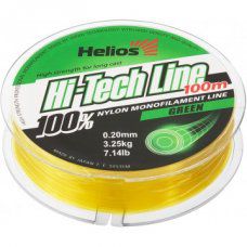 Леска Hi-tech Line Nylon Green 0,20mm/100 (HS-NB 20/100) Helios