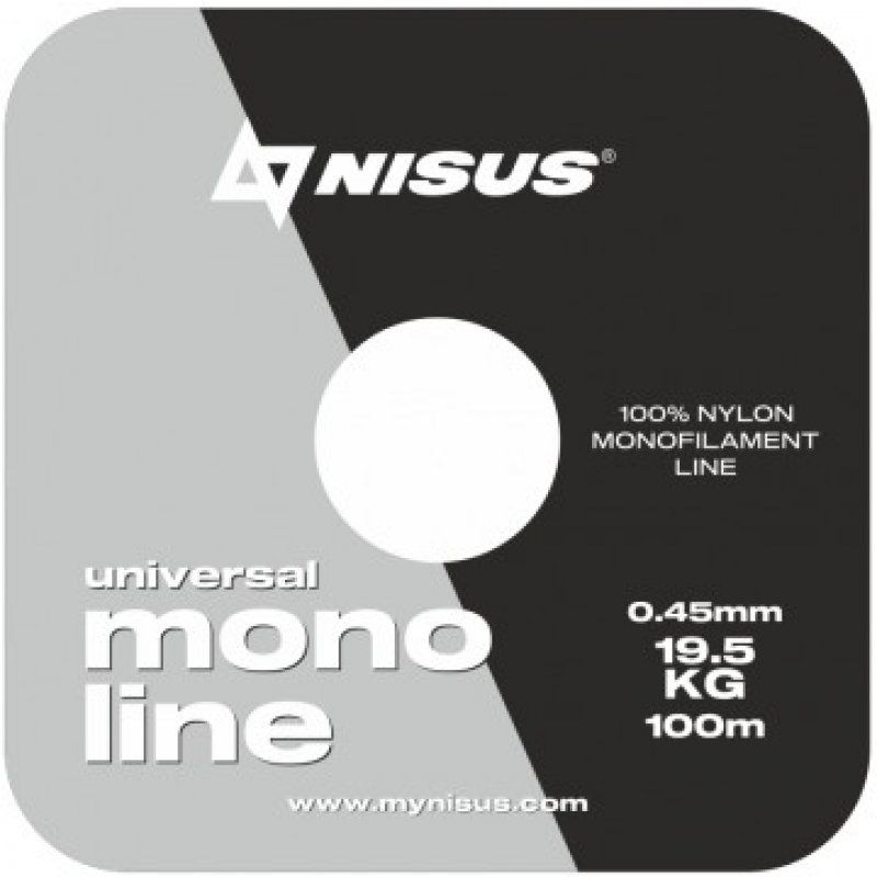 Леска MONOLINE Universal 0,45mm/100m Nylon Transparent (N-MU-045-100) Nisus
