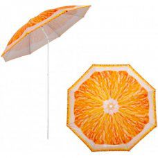 Зонт пляжный d 1,8м с наклоном Апельсин (19/22/170Т) (N-BU1907-180-О) NISUS