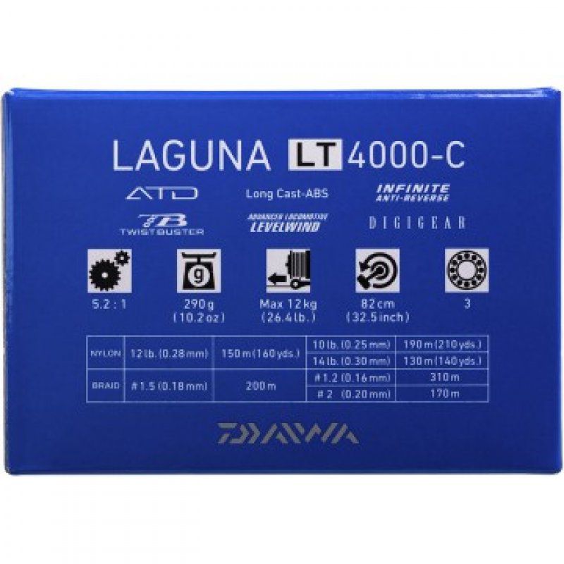 Катушка безынерционная DAIWA 20 LAGUNA LT 4000 C (10001-401)