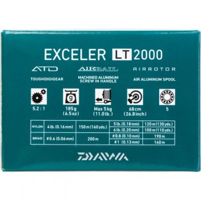 Катушка безынерционная DAIWA 20 EXCELER LT2000 (10422-200)