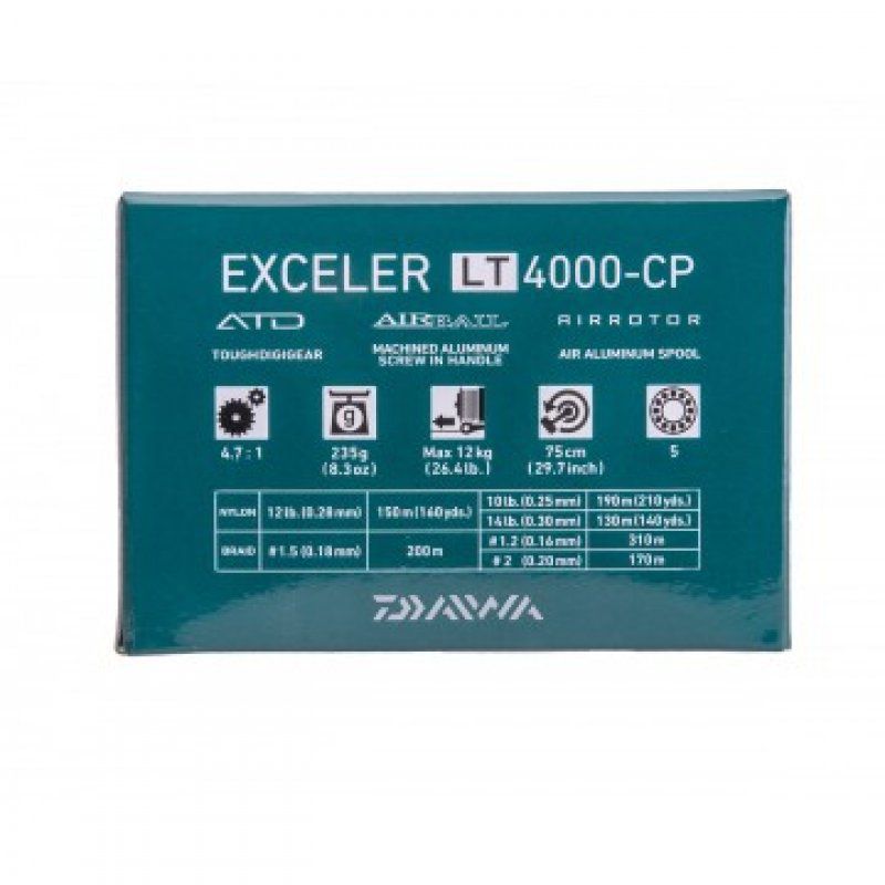 Катушка безынерционная DAIWA 20 EXCELER LT4000-CP (10422-405)