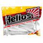 Виброхвост Catcher 3,55"/9 см White & Sparkles 5шт. (HS-2-002) Helios