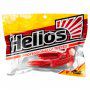 Виброхвост Catcher 3,55"/9 см Red & White 5шт. (HS-2-003) Helios