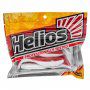 Виброхвост Chubby 3,55"/9 см Red & White 5шт. (HS-4-003) Helios