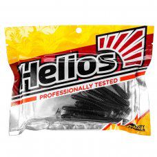 Виброхвост Liny Catcher 2,35"/6 см Black 12шт. (HS-5-011) Helios