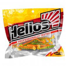 Виброхвост Liny Catcher 2,35"/6 см Pepper Green & Orange 12шт. (HS-5-018) Helios