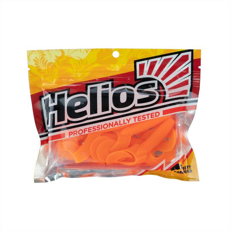 Твистер Credo Double Tail 2,95"/7,5 см Orange 7шт. (HS-12-024) Helios