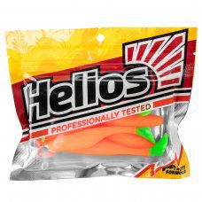Виброхвост Vigor 3,75"/9.5 см Orange & Green 7шт. (HS-6-025) Helios