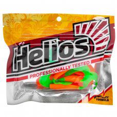 Твистер Hybrid 2,75"/7,0 см Orange & Green 7шт. (HS-13-025) Helios