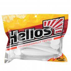 Виброхвост Shaggy 3,35"/8,5 см White 5шт. (HS-16-001) Helios