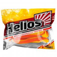 Виброхвост Shaggy 3,35"/8,5 см Orange & Yellow 5шт. (HS-16-015) Helios