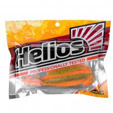 Виброхвост Shaggy 5,12"/13 см Pepper Green & Orange 5шт. (HS-18-018) Helios