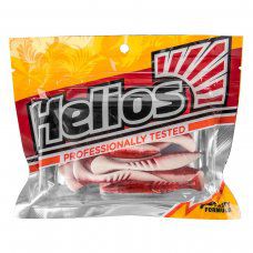 Виброхвост Slash 2,64"/6,7 см Red & White 10шт. (HS-19-003) Helios