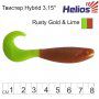 Твистер несъедоб. Hybrid 3,15"/8,0 см Rusty Gold & Lime 100шт. (HS-14-017-N) Helios