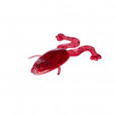 Лягушка несъедоб. Crazy Frog 2,36"/6,0 см Red & White 100шт. (HS-22-003-N) Helios