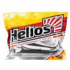 Виброхвост Trofey 5.5"/14см Black & White 4шт. (HS-25-023) Helios