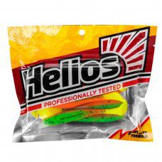 Виброхвост Vigor 3,75"/9.5 см Pepper Green & Orange LT 7шт. (HS-6-032) Helios