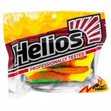 Виброхвост Chubby 3,55"/9 см Pepper Green & Orange LT 5шт. (HS-4-032) Helios