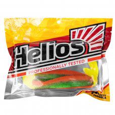 Виброхвост Trofey 5.5"/14см Pepper Green & Orange LT 4шт. (HS-25-032) Helios