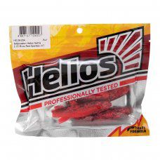 Виброхвост Nelma 3.15"/8 см Red Sparkles WT 6шт. (HS-26-034) Helios