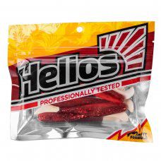 Виброхвост Vigor 3,75"/9.5 см Red Sparkles WT 7шт. (HS-6-034) Helios