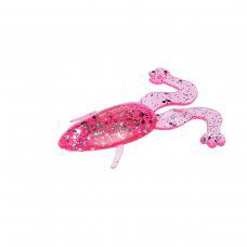Лягушка Crazy Frog 3,55"/9,0 см Silver Sparkles & Pink 4шт. (HS-23-035) Helios