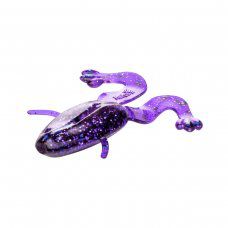 Лягушка несъедоб. Crazy Frog 2,36"/6,0 см Silver Sparkles & Fio 100шт. (HS-22-036-N) Helios