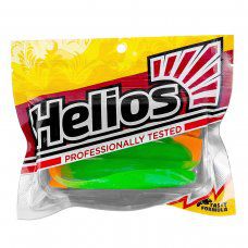 Виброхвост Jumbo 4,95"/12.5 см Lime & Orange 5шт. (HS-7-020) Helios