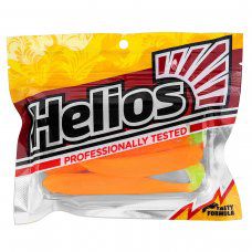 Виброхвост Jumbo 4,95"/12.5 см Orange & Greene 5шт. (HS-7-025) Helios
