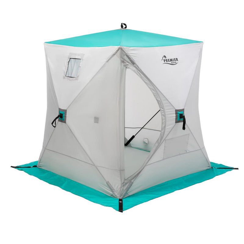 Палатка зимняя Куб 1,8х1,8 biruza/gray (PR-ISC-180BG) PREMIER