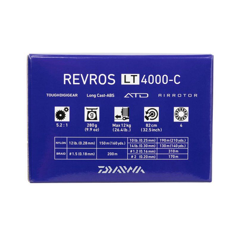 Катушка безынерционная DAIWA 19 REVROS LT 4000-C (10221-401RU)