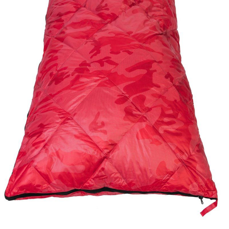 Спальный мешок пуховый 210х72см (t-5C) красный (PR-SB-210x72-R) PR