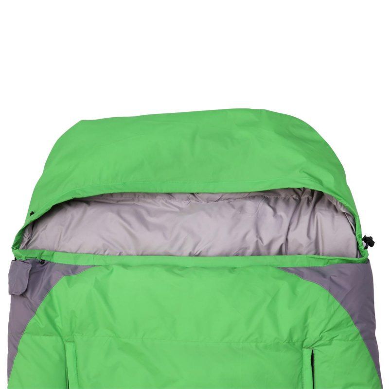 Спальный мешок пуховый (190+30)х80см (t-25C) зеленый (PR-YJSD-32-G) PR