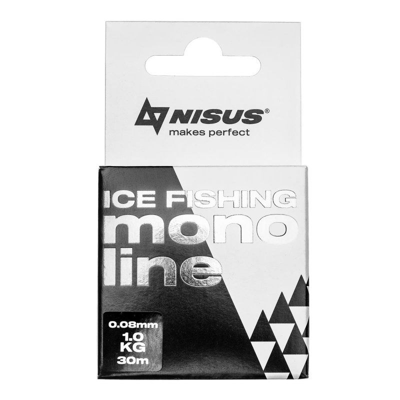 Леска MONOLINE ICE FISHING 0,08mm/30m Nylon Transparent (N-MIF-008-30) Nisus