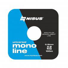 Леска MONOLINE Blue 0,16mm/100m Nylon (N-MB-016-100) Nisus
