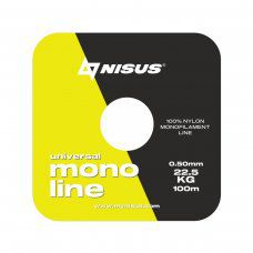 Леска MONOLINE Fluorescent Yellow 0,50mm/100m Nylon (N-MFY-050-100) Nisus