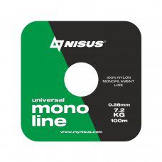 Леска MONOLINE Green 0,28mm/100m Nylon (N-MG-028-100) Nisus