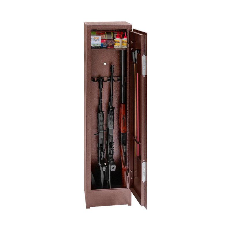 Шкаф металлический для хранения оружия "Гарант" 1400х300х250 (T-SG-206) Тонар