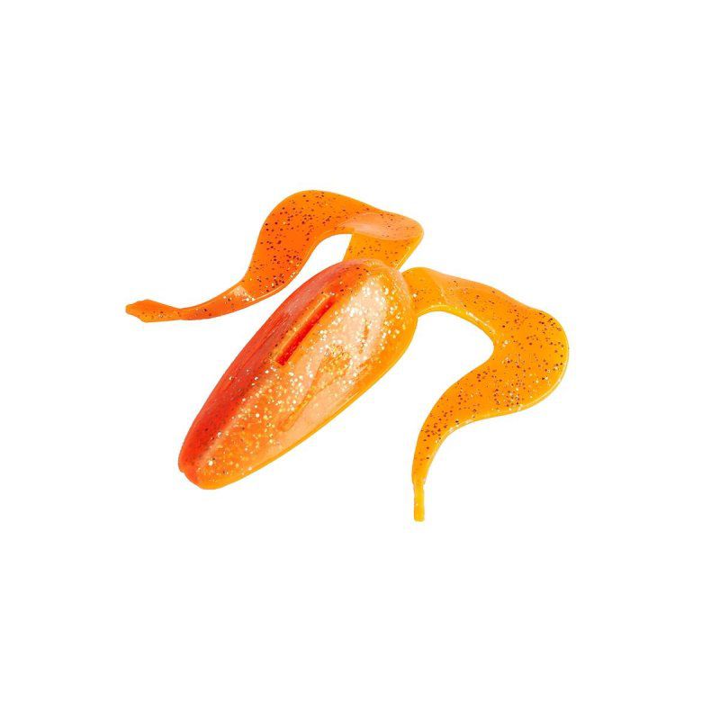 Лягушка несъедоб. Frog 2,56"/6,5 см Orange & Sparkles 20шт. (HS-21-022-N-20) Helios