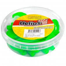 Твистер несъедоб. Hybrid 2,75"/7,0 см Electric green 30шт. (HS-13-007-N-30) Helios