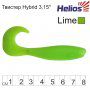 Твистер несъедоб. Hybrid 3,15"/8,0 см Lime 30шт. (HS-14-008-N-30) Helios