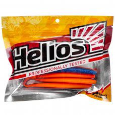 Виброхвост Trofey 5.5"/14см Star Blue & Orange 4шт. (HS-25-044) Helios