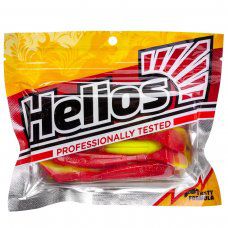 Виброхвост Chubby 3,55"/9 см Red Lemon 5шт. (HS-4-050) Helios