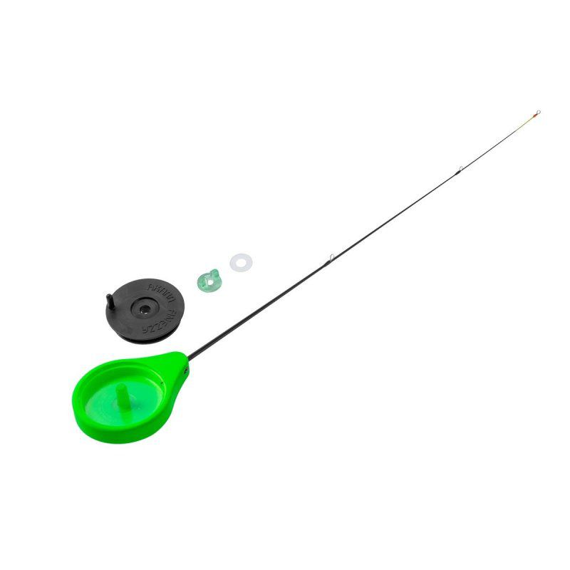 Удочка зим. SPS-3 зелёная (хлыст стеклопласт без кивковый с тремя кольцами) (SPS-G-3) Akara
