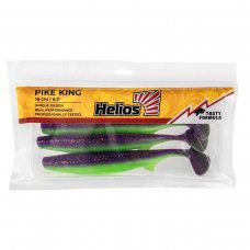 Виброхвост Pike King 6.3"/16 см Fio & Lime 3шт (HS-37-014) Helios