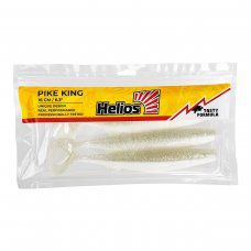 Виброхвост Pike King 6.3"/16 см White & Sparkles 3шт (HS-37-002) Helios