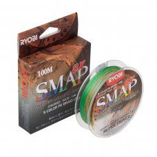 Шнур SMAP PE8X-100M 1.5# Multi Colour 0,205мм Ryobi