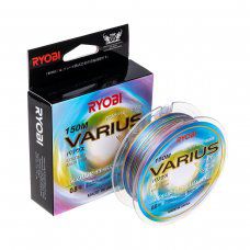 Шнур VARIUS PE8X-150MI 0.8# Multi Colour 0,148мм Ryobi