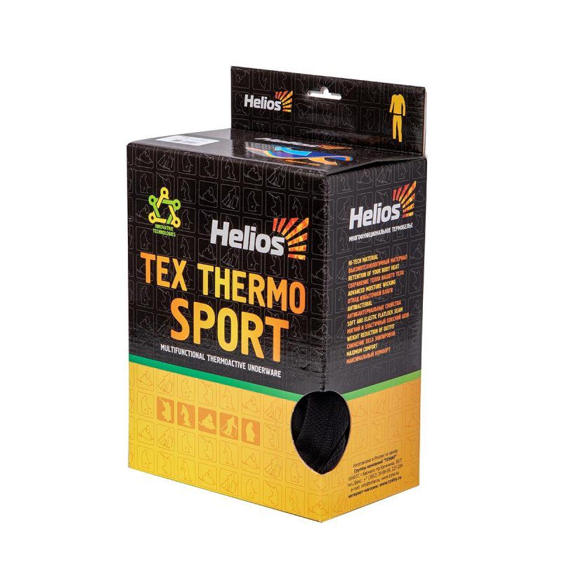Комплект Tex Thermo Sport, цв.черный р.44-46/164-168, M Helios